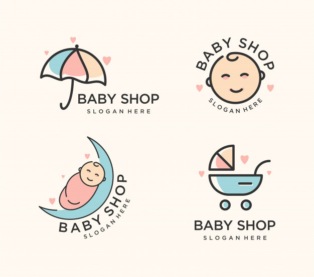 母婴用品logo标志矢量图素材